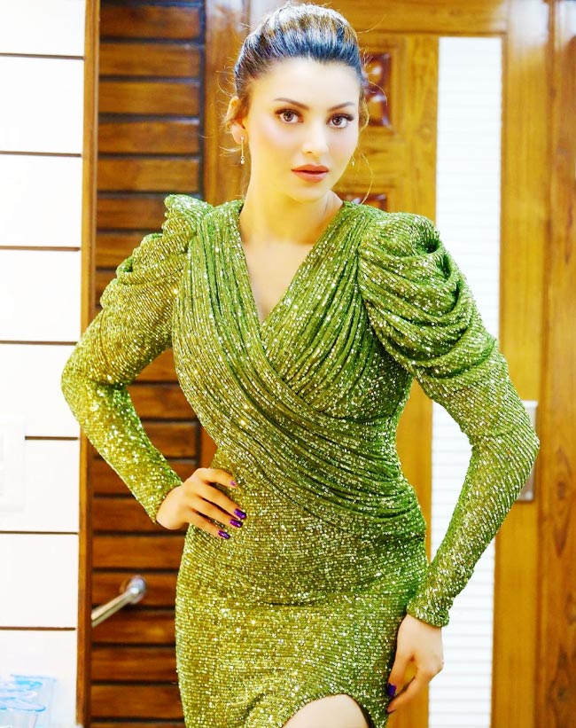 Urvashi Rautela is Ethereal in Green Gown Urvashi Rautela is Ethereal in Green Gown