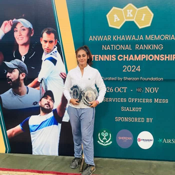 Meet Pakistani Tennis star Ushna Suhail, the highest ranked female ...