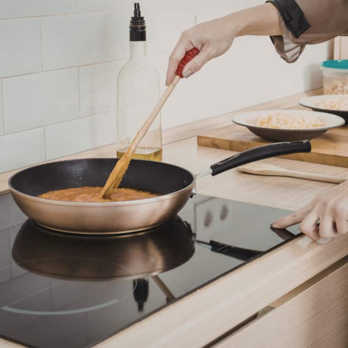 Using right utensils for induction cooktop