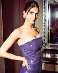 Vaani Kapoor Made Jaws Drop in Blue Sequin Off-Shoulder Dress at Karan Johar’s Birthday Bash| See Photos