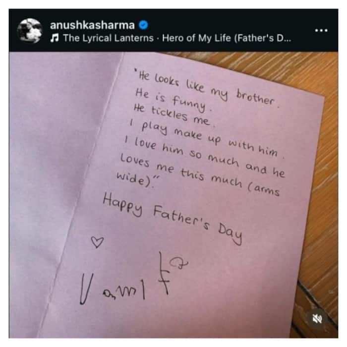 Vamikas love for his dad