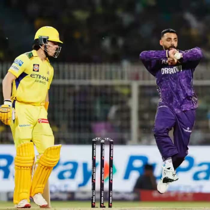 Varun Chakravarthy was fined because of his aggressive send off to CSK batter Dewald Brevis
