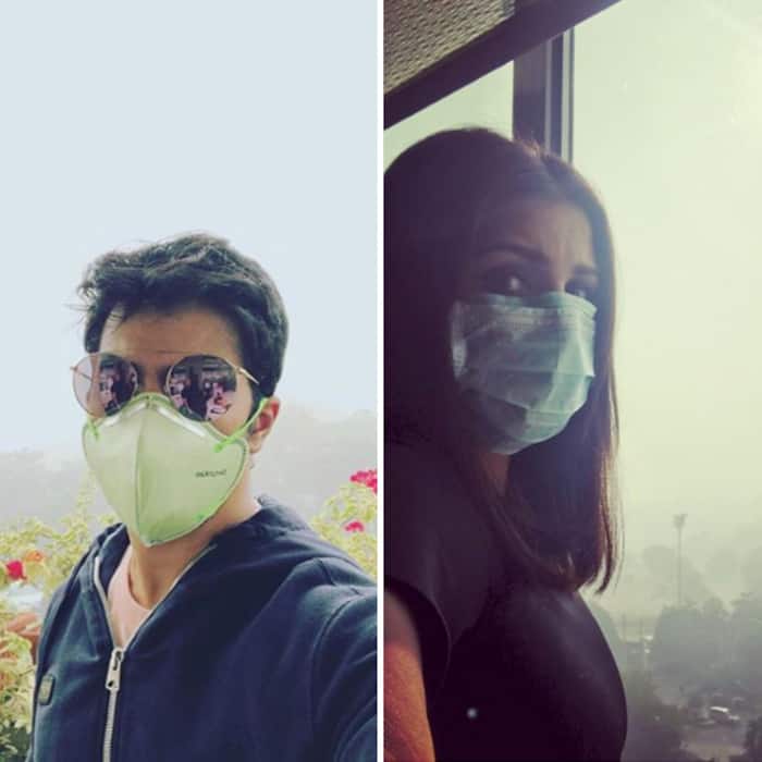 Varun Dhawan and Parineeti Chopra in Delhi