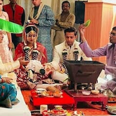 Inside pictures of Taarzan actor Vatsal Sheth’s wedding with Ishita Dutta