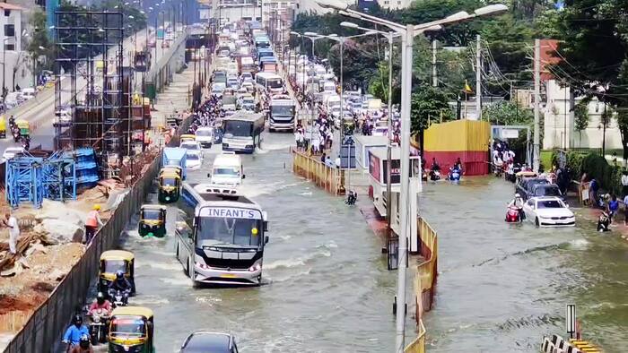 Bengaluru Rains Throw Life Out of Gear | Check 6 Must-See Photos