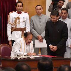 PICS: M Venkaiah Naidu takes oath at the 13th Vice President of India!