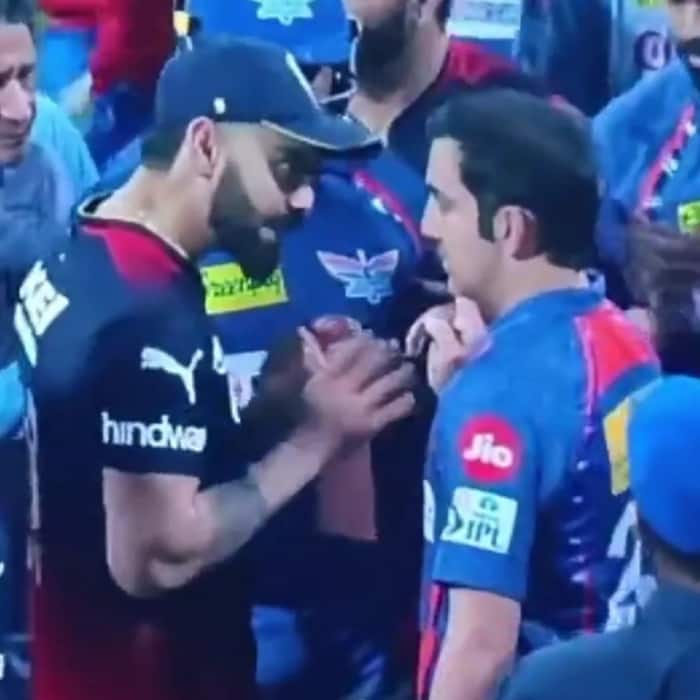 Verbal Altercation Between Virat Kohli and Gautam Gambhir  2023 