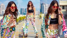 Bigg Boss 15 Contestant: Vidhi Pandya Raises Hotness Quotient in Hot Black Crop Top And Printed Pants | See Sizzling Pics