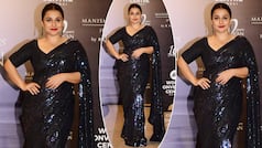 Vidya Balan Looks Breathtakingly Gorgeous In A Blingy Saree At Manish Malhotra's Fashion Show- See Pics