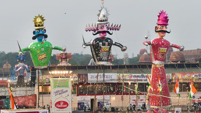 Dussehra 2022: Preparations In Full Swing For Ravana Dahan| See Photos