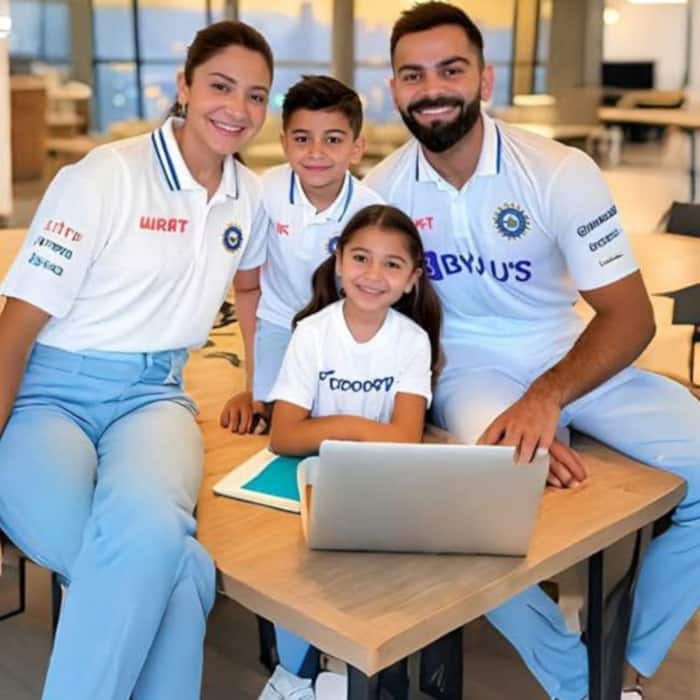 Virat Kohli and Anushka Sharmas family pic is AI generated