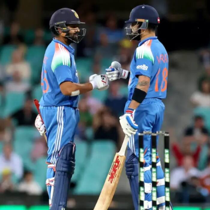 Virat Kohli and Rohit Sharma shared a 168 run partnership