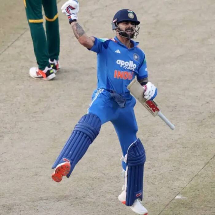 Virat Kohli hit his second hundred of the ODI series against South Africa in Raipur on Wednesday