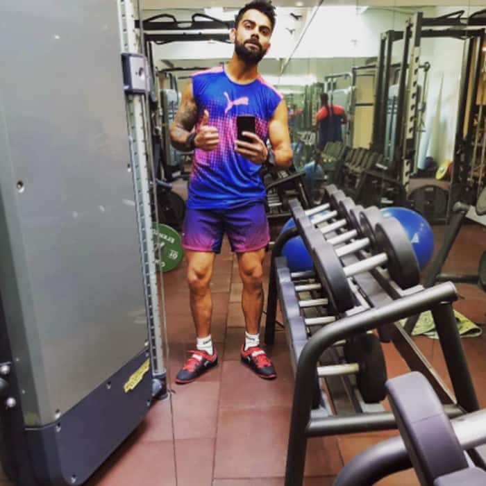 Virat Kohli motivates his fans by sharing his gym picture on Instagram