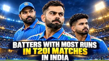 Virat Kohli to Rohit Sharma to Shreyas Iyer: Batters with most runs in T20I matches in India