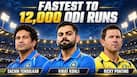 Virat Kohli to Sachin Tendulkar to Sanath Jayasuriya: Fastest batter to complete 12000 ODI runs, Rohit Sharma can... Virat Kohli to Sachin Tendulkar to Sanath Jayasuriya: Fastest batter to complete 12000 ODI runs, Rohit Sharma can...