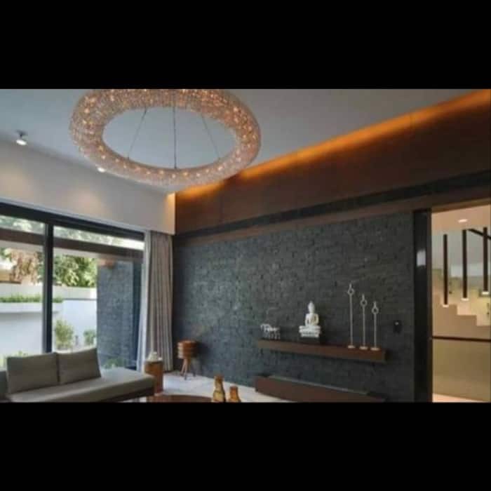 Virat Kohlis Gurgaon home has dark tones in drawing room