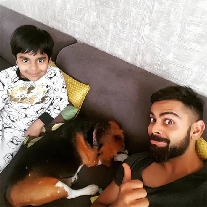 Virat Kohli’s selfie with his cousin