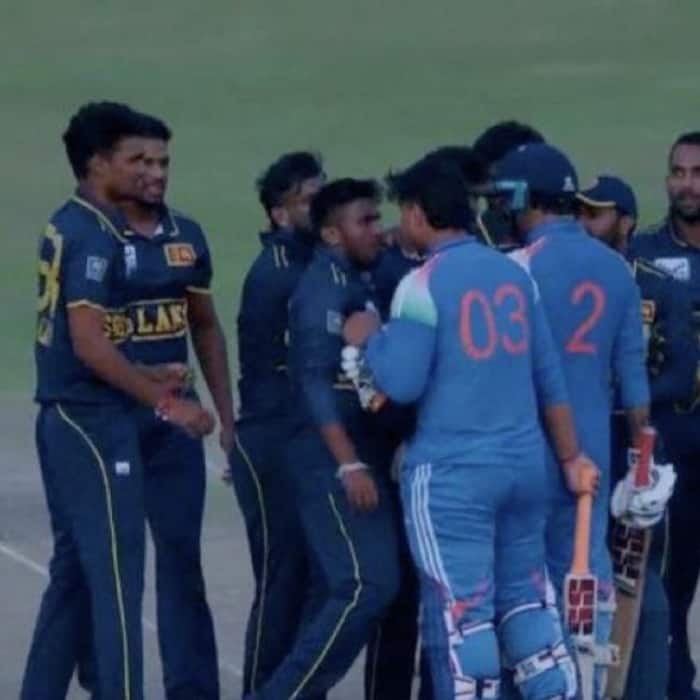Vishen Halambage reportedly sledged Vaibhav Sooryavanshi throughout the match