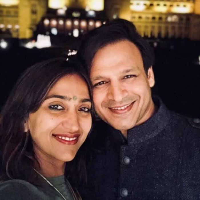 Vivek Oberoi with wife Priyanka Alva in Udaipur