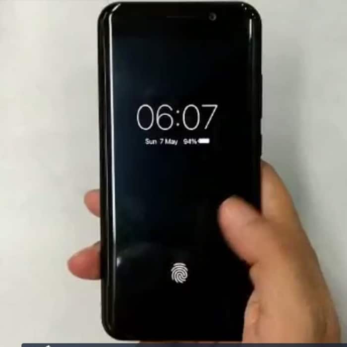 Vivo has mounted an ultrasonic fingerprint sensor
