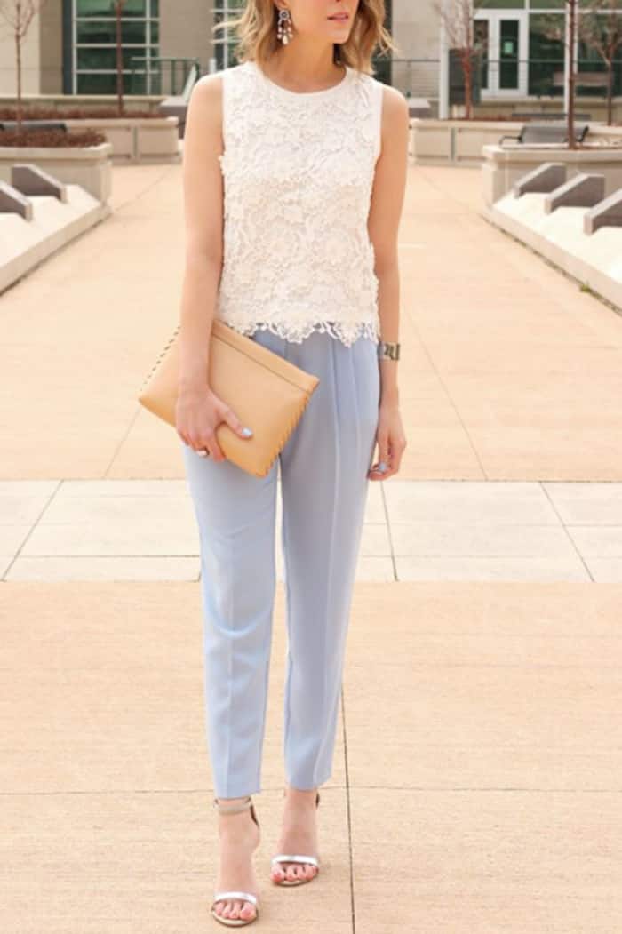 Wear light colored clothes