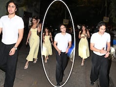 Raveena Tandon's Daughter Rasha Blushes Hard as Arhaan Khan Makes Her Laugh in Date Night Pics