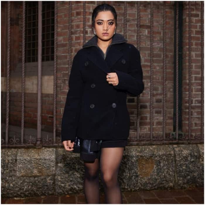 When Rashmika roasted her own  smokey eye look 