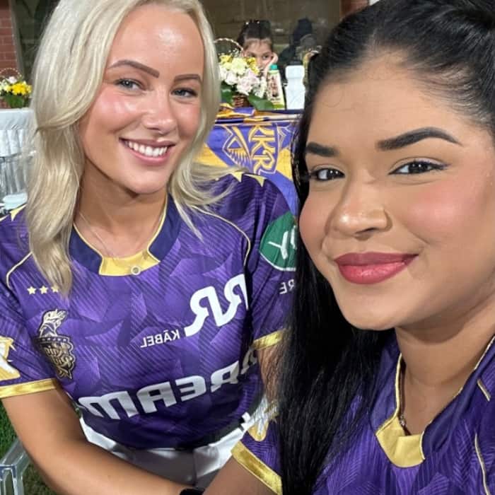 Wife Angelia Suchet Cheers from the Stands