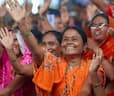 'Lakhpati Didi Sammelan': 'Nari Shakti' Blesses PM Modi In Maharashtra's Jalgaon - SEE PICS