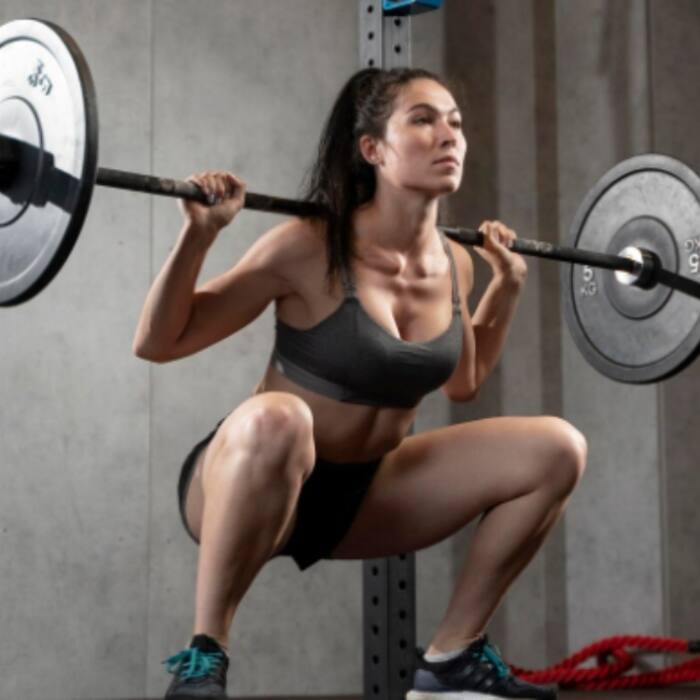 Working out hard