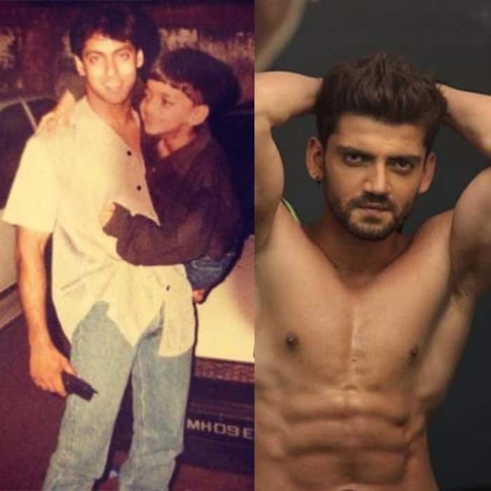 Zaheer Iqbal showing off his toned body during a shoot