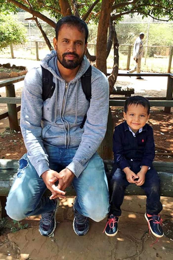Yusuf Pathan shares a picture with his son on Instagram